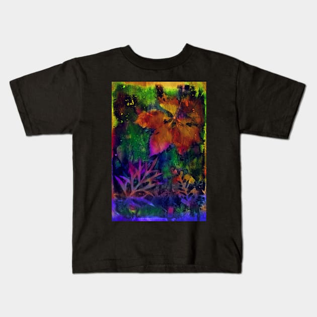 Botanical abstract 2 Kids T-Shirt by redwitchart